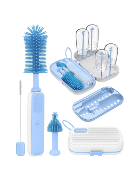 Limpiador Eléctrico de Botellas YASEW 2000mAh Azul