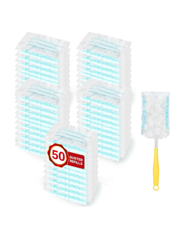 Recargas Duster 50PCS Jenoudar Azul para Swiffer - Limpieza Eficaz