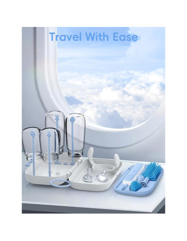 Limpiador Eléctrico de Botellas YASEW 2000mAh Azul