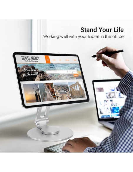 Soporte Magnético Ajustable 360 POQCCT para iPad Pro 12.9"