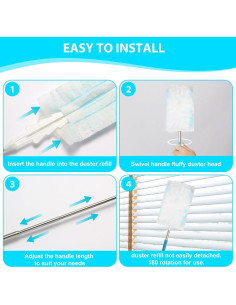 Recarga Plumero Swiffer TAIYAA 20 Contadores 180 Grados 2