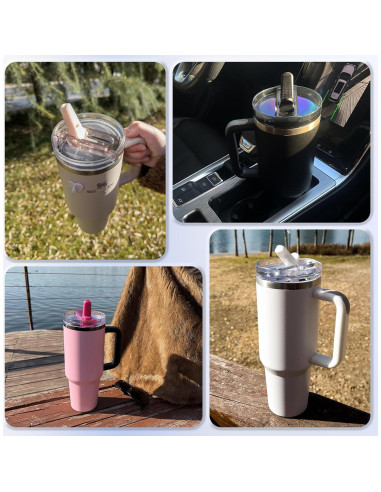 Tapa de Reemplazo Plegable Themuseshome para Vaso Stanley 40oz