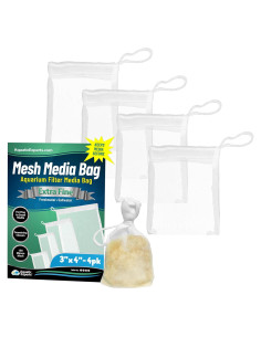 Bolsas de Medios de Acuario Aquatic Experts 150 Micrones 4 Pzas