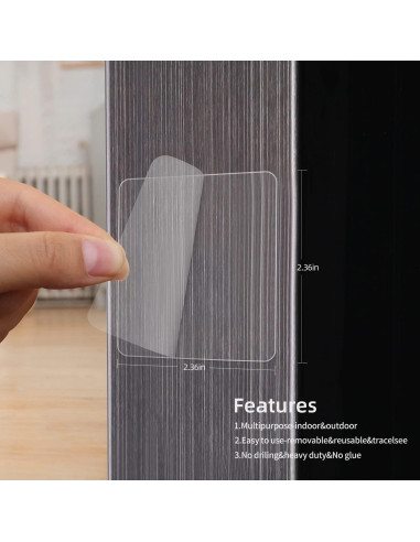 Cinta Doble Cara COUMENO 10 Piezas 6 cm Reutilizable Fuerte