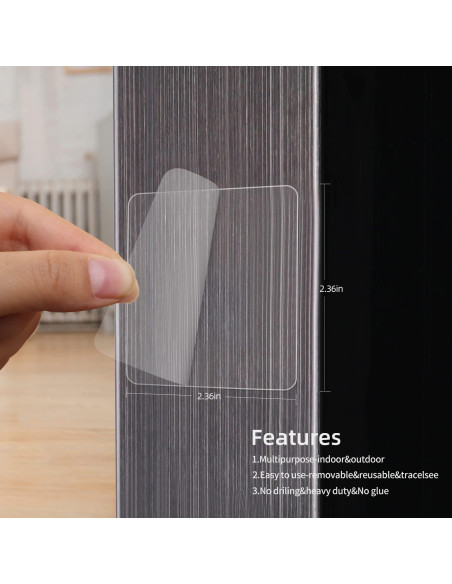 Cinta Doble Cara COUMENO 10 Piezas 6 cm Reutilizable Fuerte