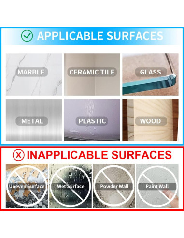 Cinta Doble Cara COUMENO 10 Piezas 6 cm Reutilizable Fuerte