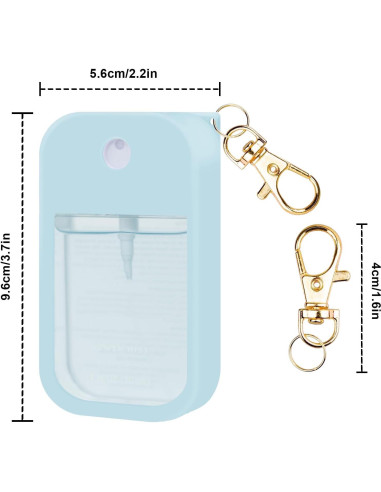 Funda de Silicona Azul para Spray Desinfectante Touchland