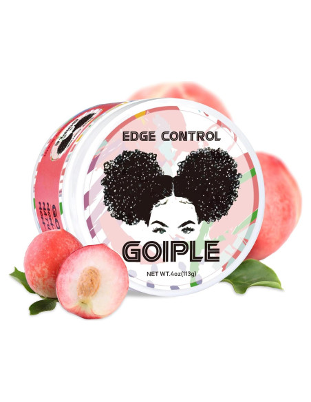 Cera de Control de Bordes Goiple 4oz Durazno Dulce Fijación Fuerte