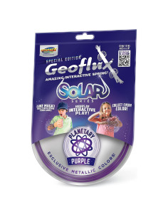 Escultura Cinética GeoFlux Original Púrpura - Juguete Interactivo