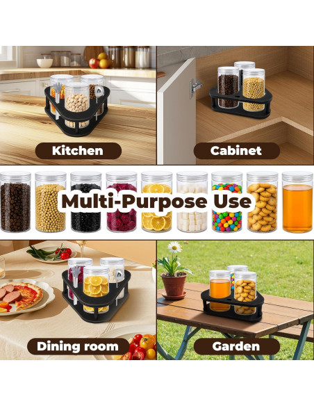 Juego de 3 Contenedores de Almacenamiento Herméticos HOYTAMDAR Juego de 3 Contenedores de Almacenamiento Herméticos HOYTAMDAR