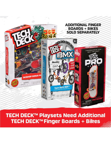 Paquete de Bonificación Tech Deck Fingerboard 6 Tablas Personalizables