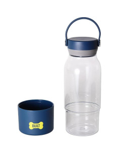 Botella de Tritan para Perros 1.0L con Bol 350ml Navy 2