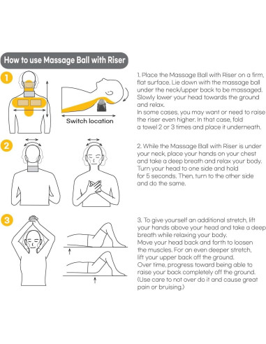 Elevador para Pelotas de Masaje Balansole - Alivio Cuello y Hombros