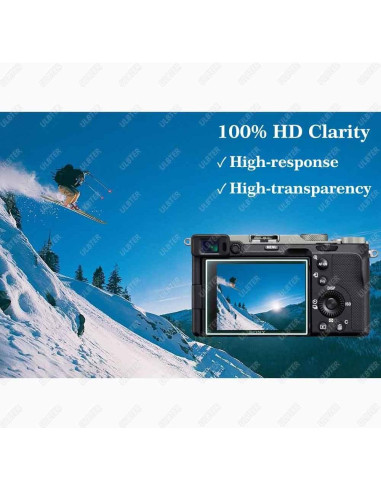 Protector de Pantalla LCD y Zapata Fría para Sony Alpha 7C