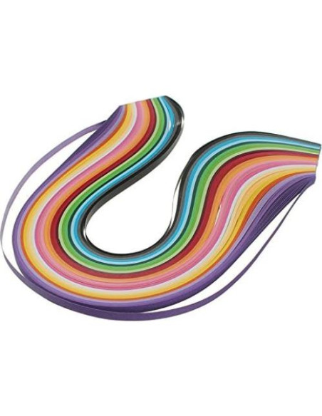 Tiras de Papel Quilling ODETOJOY 3mm 260 Tiras 26 Colores DIY Tiras de Papel Quilling ODETOJOY 3mm 260 Tiras 26 Colores DIY