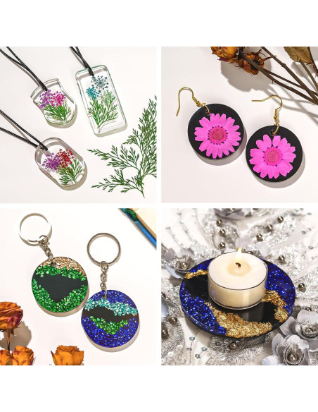 Moldes de Silicona YODOYO para Resina - 31 Cavidades 9 Piezas