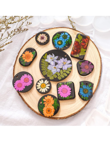 Moldes de Silicona YODOYO para Resina - 31 Cavidades 9 Piezas