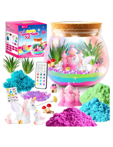 Kit de Terrario Unicornio VigorFun - Manualidades DIY para Niños
