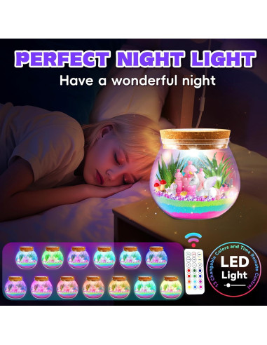 Kit de Terrario Unicornio VigorFun - Manualidades DIY para Niños