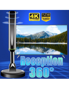 Antena Digital Interior ATVFuture 2025 HD 4K 360 Magnética 2
