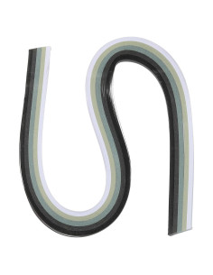 Tiras de Quilling PATIKIL 120pcs Negro 5mm x 53.34cm DIY