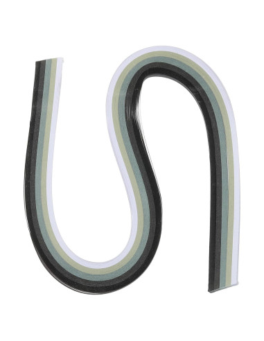 Tiras de Quilling PATIKIL 120pcs Negro 5mm x 53.34cm DIY