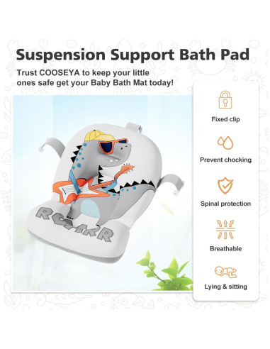 Bañera Plegable para Bebés Wiqins con Termómetro Beige