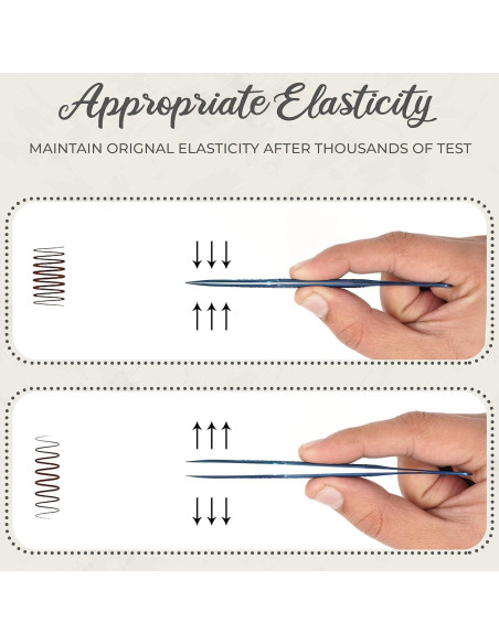 Juego de Pinzas para Pestañas SUPER VENUS - 5 Piezas Acero Inoxidable Juego de Pinzas para Pestañas SUPER VENUS - 5 Piezas Acero Inoxidable