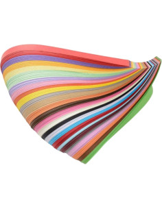 Tiras de Papel Quilling ODETOJOY 7mm 260pcs 26 Colores 2
