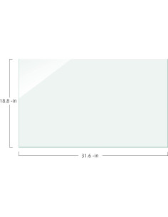 Accesorios para jaulas de hámster Niteangel - Tablero de vidrio 25.4cm 2