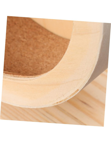 Rueda de Ejercicio de Madera FONDOTIN para Hámsters y Mascotas Pequeñas