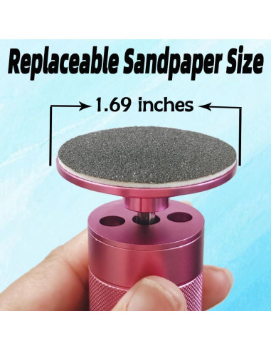 54 Discos de Lija 4.3 cm y 30 Anillos 1.3 cm SENROU