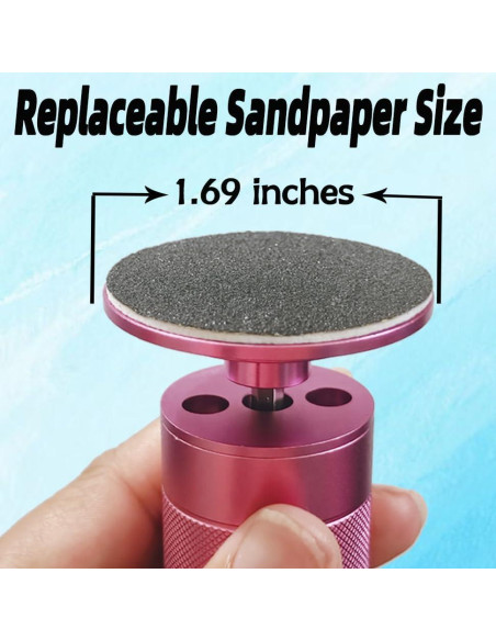 54 Discos de Lija 4.3 cm y 30 Anillos 1.3 cm SENROU