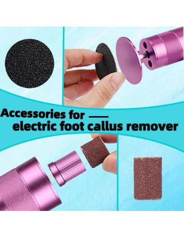 54 Discos de Lija 4.3 cm y 30 Anillos 1.3 cm SENROU