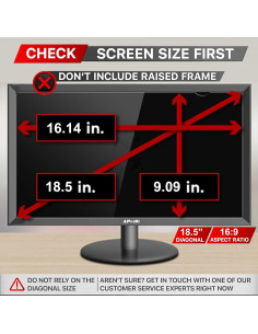 Filtro de Pantalla Privada APeiSi 18.5" Antirreflejo y Luz Azul 2
