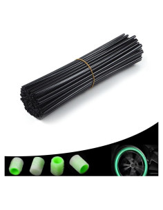 Cubiertas de Radios para Motocicleta FUSOGE 72 Pcs Negro