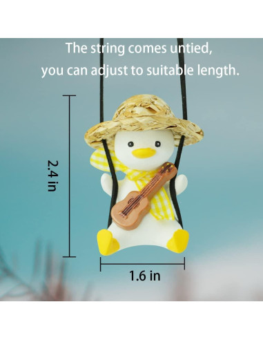 Adorno Colgante Pato Balanceante XY North para Coche