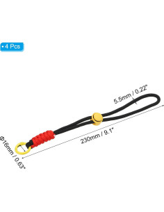 Llavero de Paracord PATIKIL 230mm, Resistente y Multifuncional 2