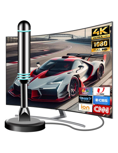 Antena Digital Interior ApexWaveTV AP011-2 4K HDTV 360