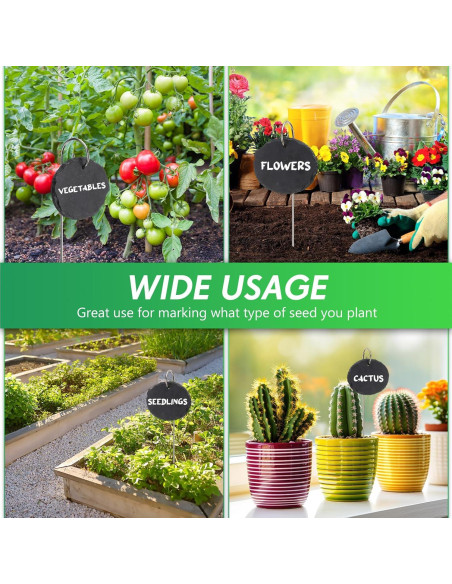 12 Etiquetas de Pizarra para Jardín Colingmill Ovaladas 12 Etiquetas de Pizarra para Jardín Colingmill Ovaladas