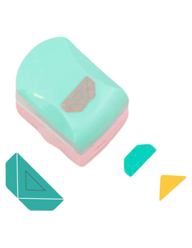 Troqueladora de Esquinas Triangular Craftelier para Papel 20x20mm