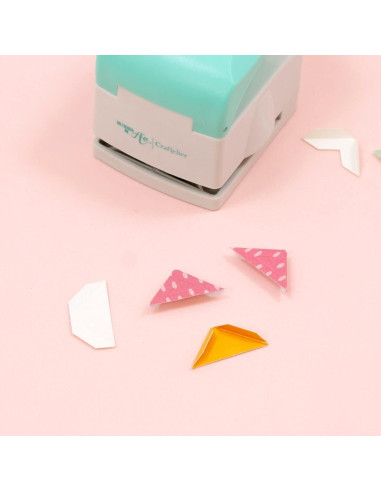 Troqueladora de Esquinas Triangular Craftelier para Papel 20x20mm