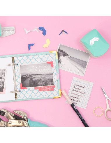 Troqueladora de Esquinas Triangular Craftelier para Papel 20x20mm