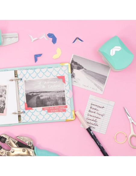 Troqueladora de Esquinas Triangular Craftelier para Papel 20x20mm