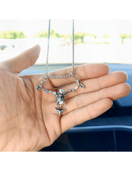 Adorno Colgante Calavera Motaney para Espejo Retrovisor