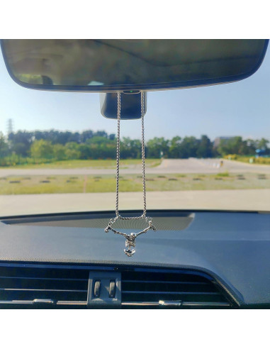 Adorno Colgante Calavera Motaney para Espejo Retrovisor