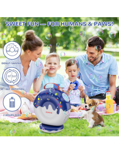 Máquina de Burbujas Recargable BLAXTEM Azul Profundo 500ml 2