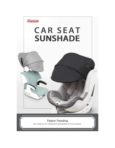 Extensor de Sombra Solar Manito Beige para Asiento de Coche