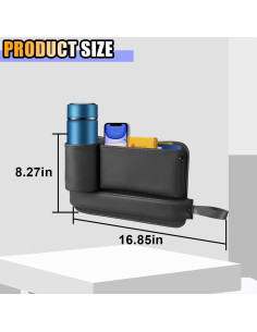 Organizador de Relleno para Hueco de Asiento LAINLOY - 2 Paquete 2
