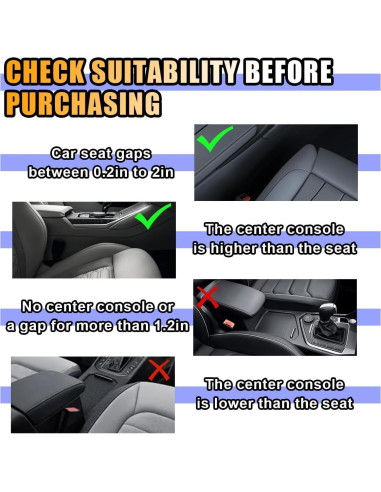 Organizador de Relleno para Hueco de Asiento LAINLOY - 2 Paquete